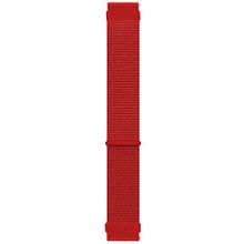 Microsonic Samsung Galaxy Watch 3 45 mm Hasırlı Woven Sport Loop Kırmızı Uyumlu Kordon
