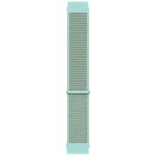 Microsonic Samsung Galaxy Watch 4 40 mm Hasırlı Woven Sport Loop Mint Yeşili Uyumlu Kordon