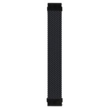Microsonic Samsung Galaxy Watch 4 44 mm Large 165 mm Braided Solo Loop Band Siyah Kordon