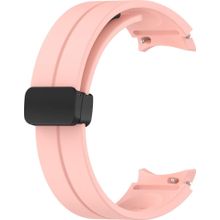 Microsonic Samsung Galaxy Watch 4 44 mm Ribbon Line Pembe Kordon