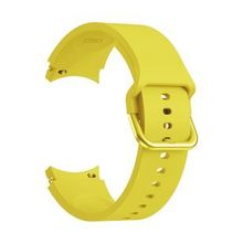 Microsonic Samsung Galaxy Watch 4 44 mm Solid Silikon Band Sarı Kordon