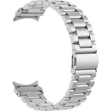 Microsonic Samsung Galaxy Watch 4 44 mm Solid Steel Gümüş Kordon