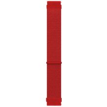 Microsonic Samsung Galaxy Watch 4 Classic 42 mm Hasırlı Woven Sport Loop Kırmızı Kordon
