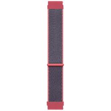 Microsonic Samsung Galaxy Watch 4 Classic 42 mm Hasırlı Woven Sport Loop Koyu Pembe Kordon