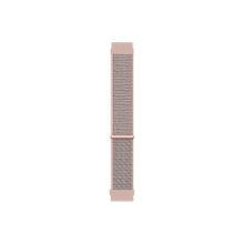 Microsonic Samsung Galaxy Watch 4 Classic 42 mm Hasırlı Woven Sport Loop Rose Gold Kordon