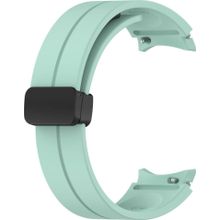 Microsonic Samsung Galaxy Watch 4 Classic 42 mm Ribbon Line Açık Yeşil Kordon