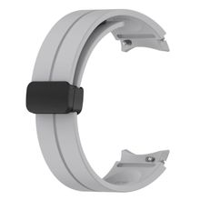 Microsonic Samsung Galaxy Watch 4 Classic 42 mm Ribbon Line Gri Kordon
