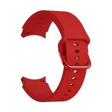 Microsonic Samsung Galaxy Watch 4 Classic 42 mm Solid Silikon Band Kırmızı Kordon
