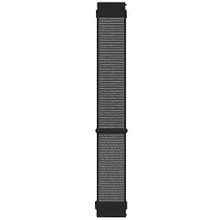 Microsonic Samsung Galaxy Watch 4 Classic 46 mm Hasırlı Woven Sport Loop Gri Uyumlu Kordon