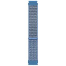 Microsonic Samsung Galaxy Watch 4 Classic 46 mm Hasırlı Woven Sport Loop Mavi Uyumlu Kordon