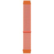 Microsonic Samsung Galaxy Watch 4 Classic 46 mm Hasırlı Woven Sport Loop Turuncu Kordon