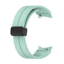 Microsonic Samsung Galaxy Watch 4 Classic 46 mm Ribbon Line Açık Yeşil Kordon