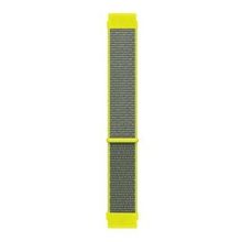 Microsonic Samsung Galaxy Watch 46 mm Woven Sport Loop Sarı Hasırlı Kordon