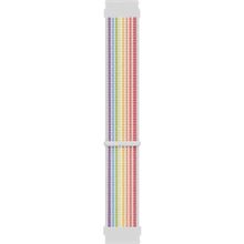 Microsonic Samsung Galaxy Watch 5 40 mm Hasırlı Woven Sport Loop Gökkuşağı Kordon