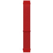 Microsonic Samsung Galaxy Watch 5 40 mm Hasırlı Woven Sport Loop Kırmızı Kordon