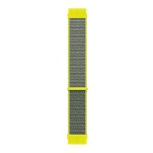 Microsonic Samsung Galaxy Watch 5 40 mm Hasırlı Woven Sport Loop Sarı Kordon