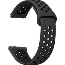 Microsonic Samsung Galaxy Watch 5 44 mm Rainbow Sport Band Siyah Kordon
