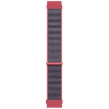 Microsonic Samsung Galaxy Watch 6 40 mm Hasırlı Woven Sport Loop Koyu Pembe Kordon