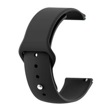 Microsonic Samsung Galaxy Watch Active 2 44 mm Silikon Sport Band Siyah Uyumlu Kordon