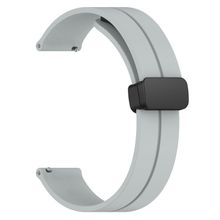 Microsonic Samsung Galaxy Watch Active Ribbon Line Gri Kordon