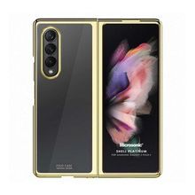Microsonic Samsung Galaxy Z Fold 4 Shell Platinum Gold Cep Telefonu Kılıfı