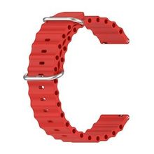 Microsonic Samsung Gear S3 Frontier Ocean Band Kırmızı Kordon
