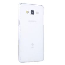 Microsonic Transparent Soft Samsung Galaxy A7 Beyaz Kılıf