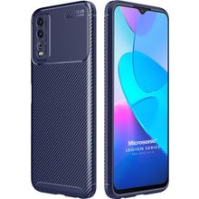 Microsonic Vivo Y11S Legion Series Lacivert Cep Telefonu Kılıfı