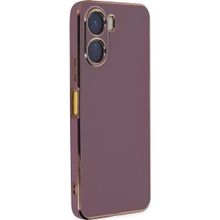 Microsonic Vivo Y16 Olive Plated Lila Cep Telefonu Kılıfı