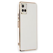 Microsonic Vivo Y32 Olive Plated Beyaz Cep Telefonu Kılıfı