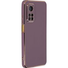Microsonic Xiaomi Mi 10T Olive Plated Lila Kılıf