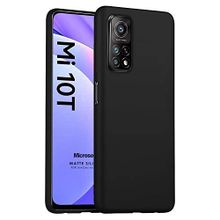 Microsonic Xiaomi Mi 10T Pro Matte Silicone Siyah Kılıf