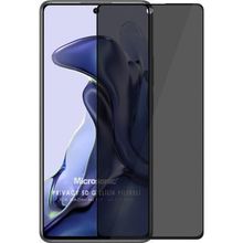 Microsonic Xiaomi Mi 11T Pro Privacy 5D Gizlilik Filtreli Siyah Cam Ekran Koruyucu
