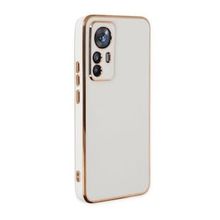Microsonic Xiaomi Mi 12T Pro Olive Plated Beyaz Kılıf
