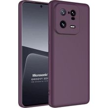 Microsonic Xiaomi Mi 13 Pro Groovy Soft Mor Kılıf