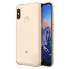 Microsonic Xiaomi Mi A2 Lite Transparent Soft Beyaz Kılıf