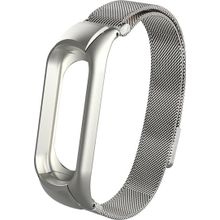 Microsonic Xiaomi Mi Band 3 Milanese Loop Gümüş Kordon