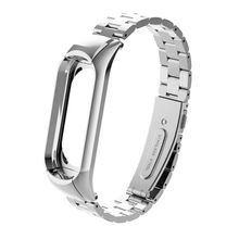 Microsonic Xiaomi Mi Band 6 Metal Stainless Steel Gümüş Kordon