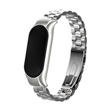 Microsonic Xiaomi Mi Band 7 Metal Stainless Steel Gümüş Kordon