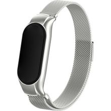 Microsonic Xiaomi Mi Band 7 Milanese Loop Gümüş Kordon