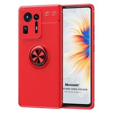 Microsonic Xiaomi Mi Mix 4 Kickstand Ring Holder Kırmızı Cep Telefonu Kılıfı