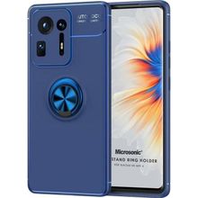 Microsonic Xiaomi Mi Mix 4 Kickstand Ring Holder Lacivert Cep Telefonu Kılıfı