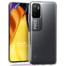 Microsonic Xiaomi Poco M3 Pro Transparent Soft Beyaz Kılıf