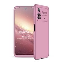 Microsonic Xiaomi Poco M4 Pro 4G Double Dip 360 Protective Rose Gold Kılıf