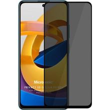 Microsonic Xiaomi Poco M4 Pro Privacy 5D Gizlilik Filtreli Siyah Cam Ekran Koruyucu