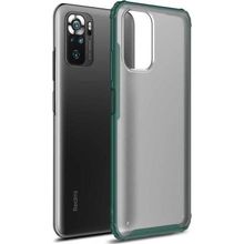Microsonic Xiaomi Poco M5s Frosted Frame Yeşil Kılıf