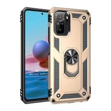 Microsonic Xiaomi Poco M5s Military Ring Holder Gold Kılıf