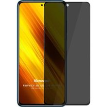 Microsonic Xiaomi Poco X3 Pro Privacy 5D Gizlilik Filtreli Siyah Cam Ekran Koruyucu