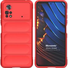 Microsonic Xiaomi Poco X4 Pro 5G Oslo Prime Kırmızı Cep Telefonu Kılıfı