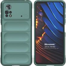 Microsonic Xiaomi Poco X4 Pro 5G Oslo Prime Yeşil Cep Telefonu Kılıfı